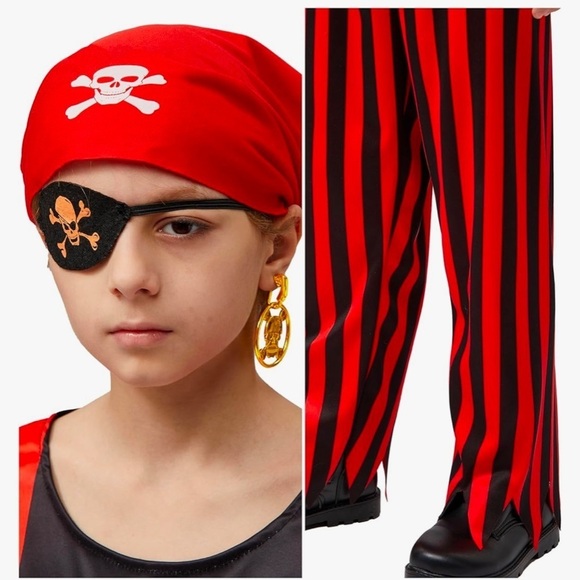 NWT Spooktacular Creations Pirate Costume Set, 3T - Picture 4 of 6